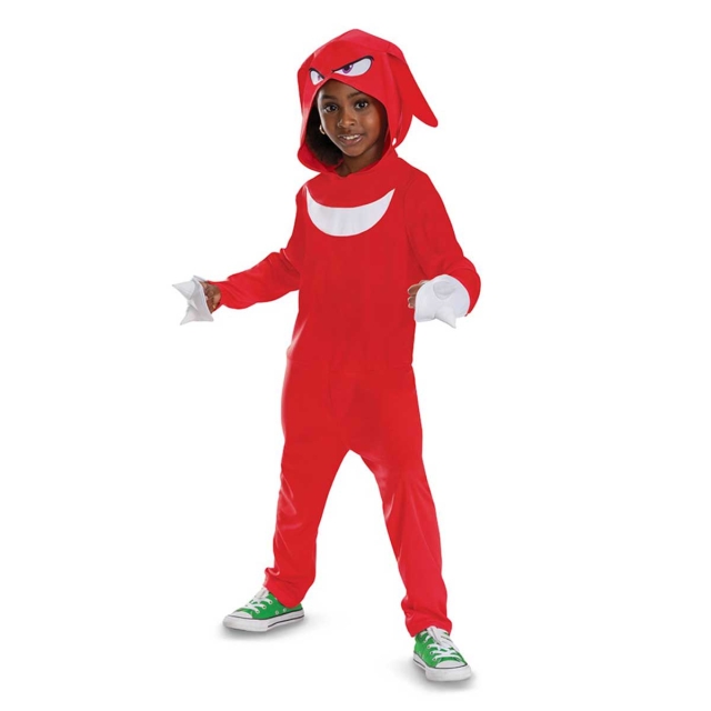 Disguise Sonic maskeraddräkt - Knuckles (128 cm)