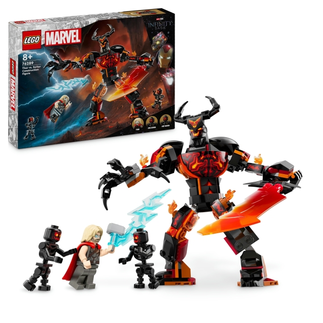 LEGO Superhjältar - Thor vs. Surtur Byggfigur (76289.)