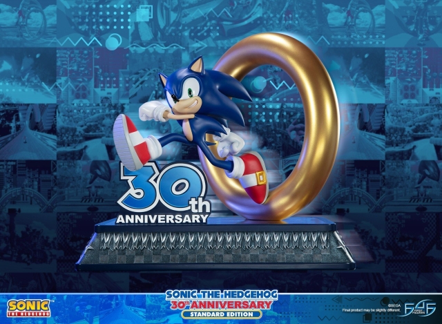 First4Figures Sonic the Hedgehog - Sonic 30-årsjubileum (Resin)