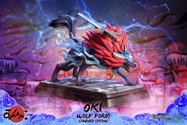 First4Figures Okami (Oki i vargform) RESIN Staty