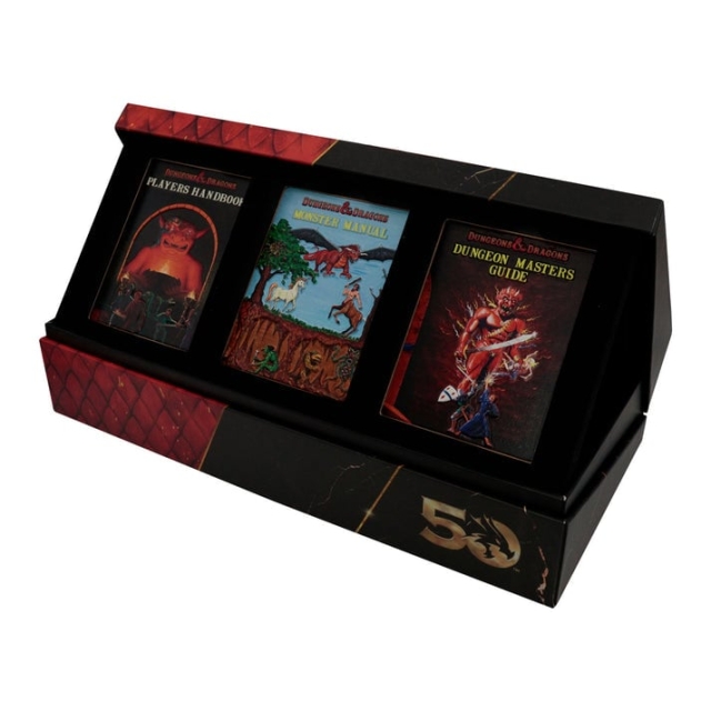 Dungeons & Dragons 50-årsjubileum 1:a upplagan Bokomslag Ingot Set