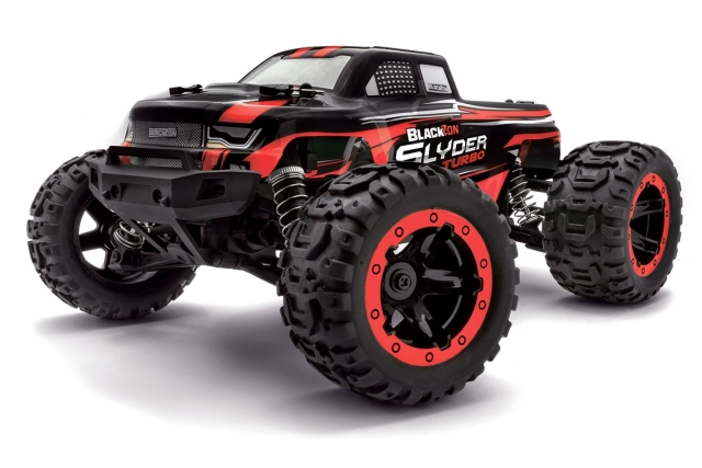Blackzon Slyder MT Turbo 1/16 4WD 2S Brushless - Röd (540211)