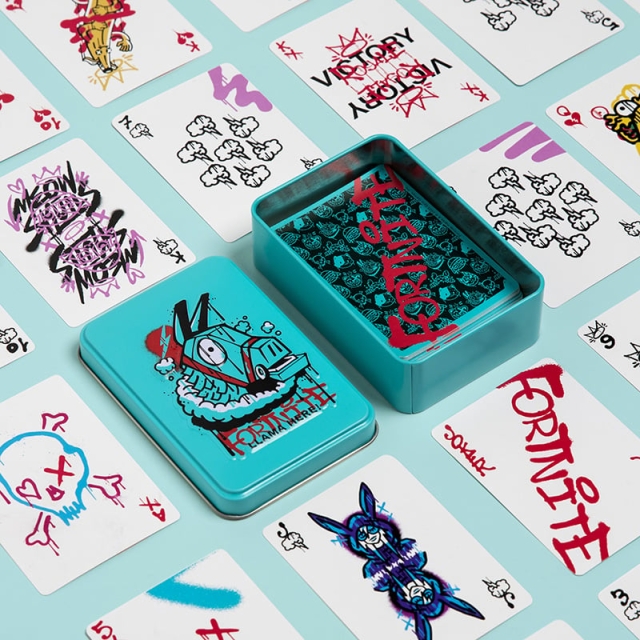 Paladone Fortnite-spelkort i tenn