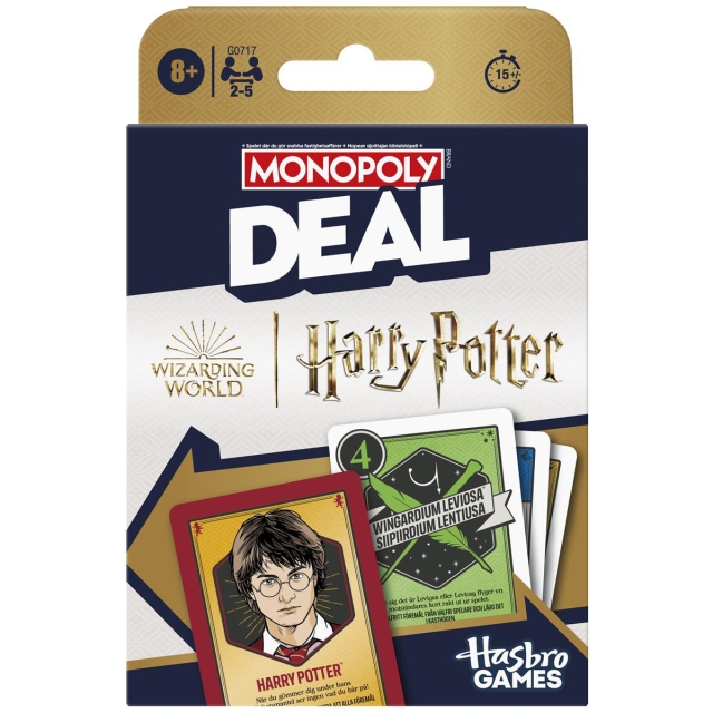 Hasbro gaming Kortspel Monopoly Deal Harry Potter (SE/FI)