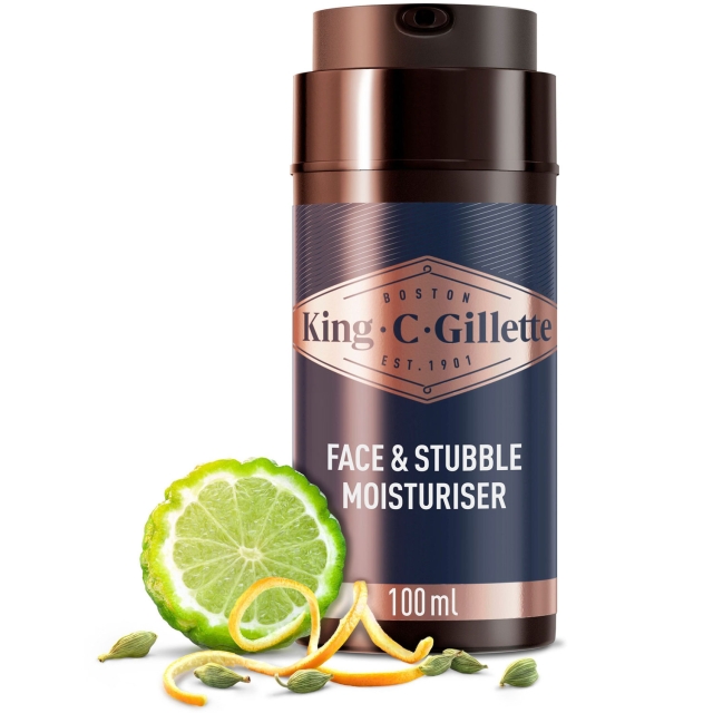 King C. Gillette Face & Stubble Moisturizer 100ml