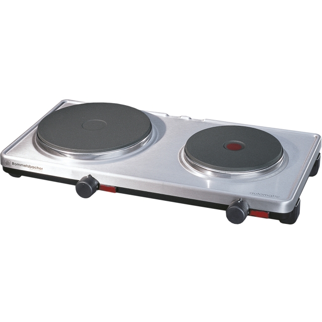 Rommelsbacher Kokplatta Dubbel AK 3099/E Rostfri Made in Germany