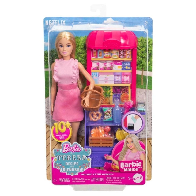 Barbie Recept för vänskap Malibu Shopping Set - (960-2516)