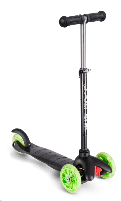 California 3-hjulig sparkcykel Svart (83125)