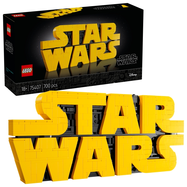 LEGO Star Wars TM - Tegelbyggd Star Wars™-logotyp (75407)