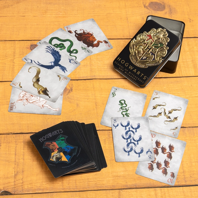 Paladone HOGWARTS SPELKORT I EN BURK SVART