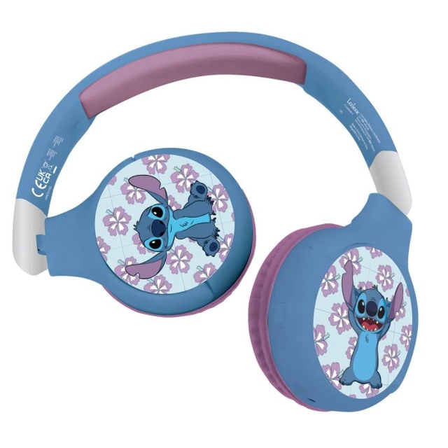 Lexibook Disney Stitch 2-i-1 Bluetooth-hörlurar (HPBT010D)