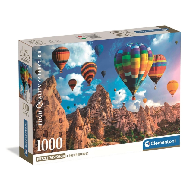 Clementoni Pussel 1000 Pcs CB Balloons In Cappadocia