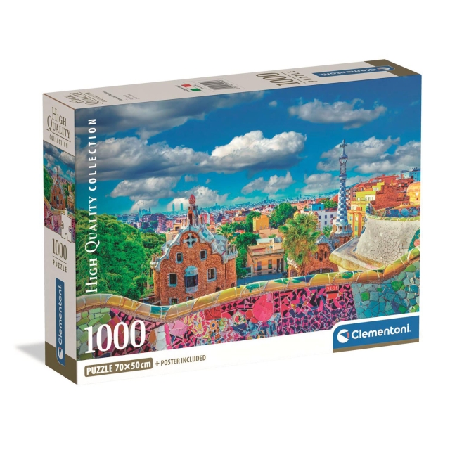 Clementoni Pussel 1000 Pcs CB Park Güell Barcelona