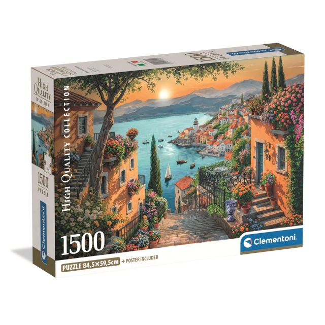 Clementoni Pussel 1500 Pcs CB High Quality Collection Steps To The Harbour
