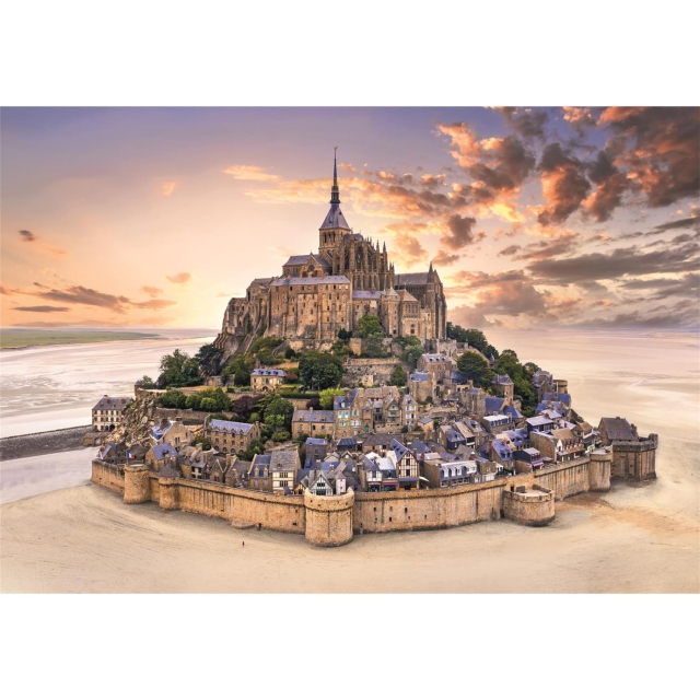 Clementoni Pussel 1500 Pcs CB High Quality Collection The Mont Saint-Michel Rising