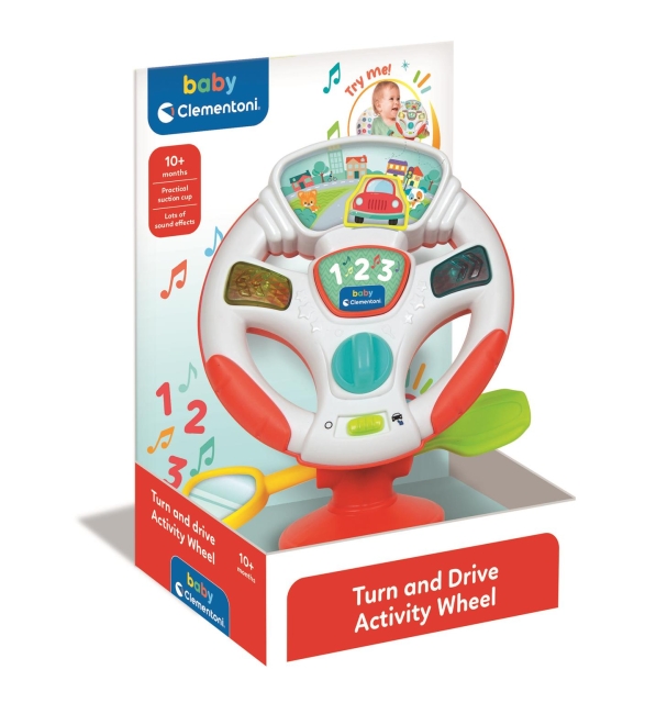 Clementoni Aktivitetshjulet Turn and Drive - (I-17929)