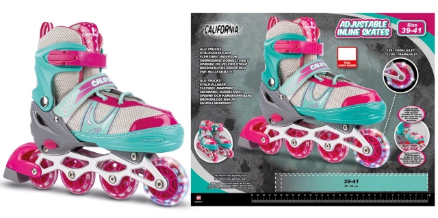 California Inliner m/ljus storlek 39-41 - Grön (24940)