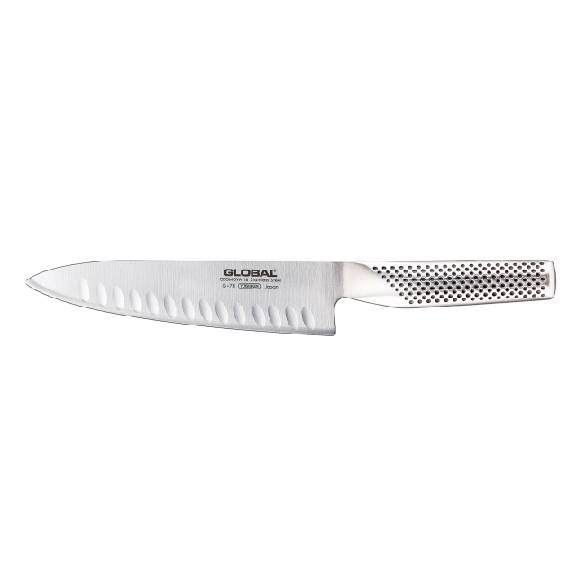 GLOBAL Kockkniv med räfflat blad 20 cm (G-78 )
