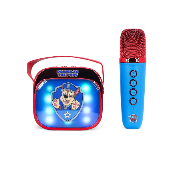 Paw Patrol Karaokehögtalare med Mikrofon Paw Patrol Popsing LED