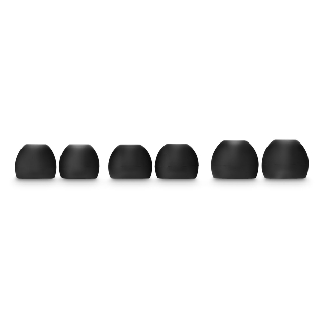 Hama Ersättningsöronkuddar Silicone 6-Pack Svart