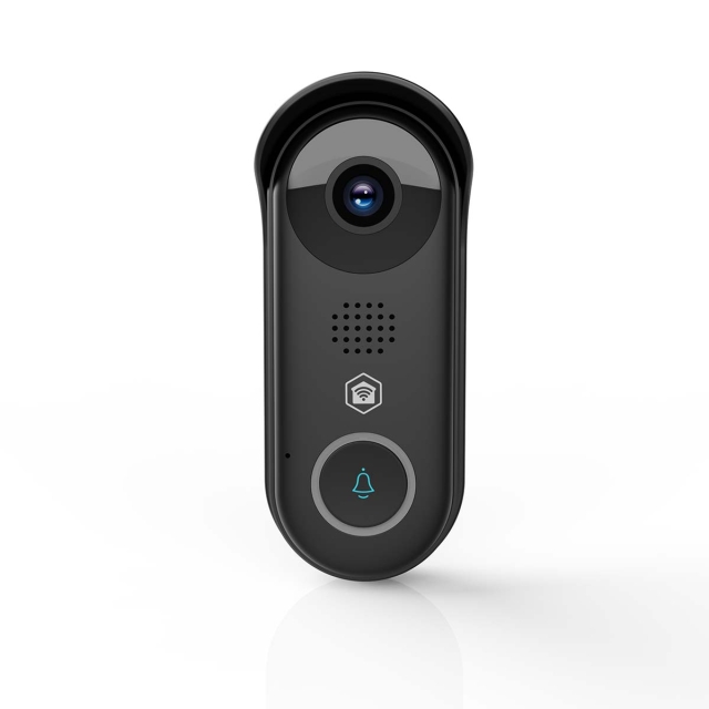 Nedis Smartlife Video Porttelefon | Transformator | Full HD 1080p | microSD (ingår inte) / Molnlagring (tillval) / Onvif | IP54 | Med rörelsesensor | Nattsikt | Svart