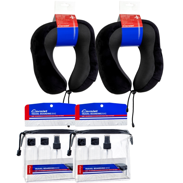 Cavalet Resekit 7 (2st Nackkuddar, 2set Reseflaskor)