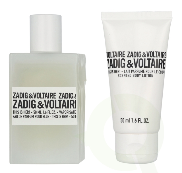 Zadig & Voltaire This Is Her! Giftset 100 ml Edp Spray 50ml/Body Lotion 50ml