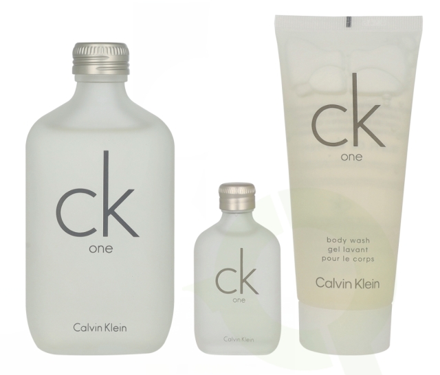 Calvin Klein CK One Giftset 215 ml Edt Spray 100ml/Body Wash 100ml/Edt Spray 15ml