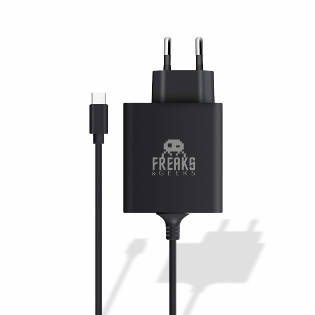Trade Invaders AC-adapter för Nintendo Switch 2 - 30W - Svart
