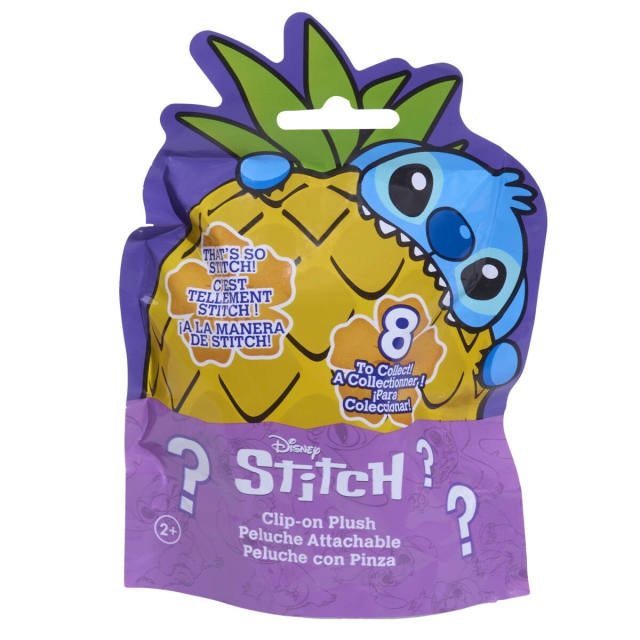 Disney Stitch - Movie Clip-on Plush 9 cm Assorterad - (302-11367)