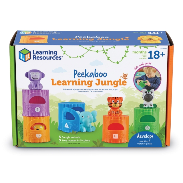 Learning Resources Peekaboo Djungel för lärande (LSP6815-SCA)