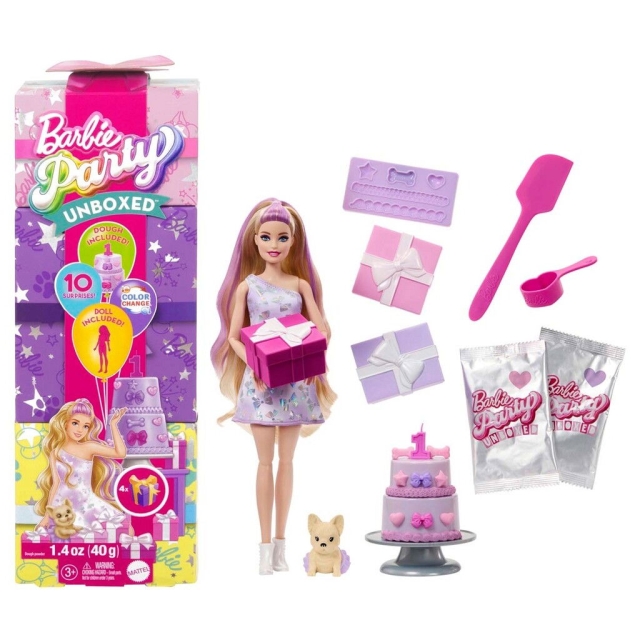 Barbie Party Unboxed-sortiment (JFG68)