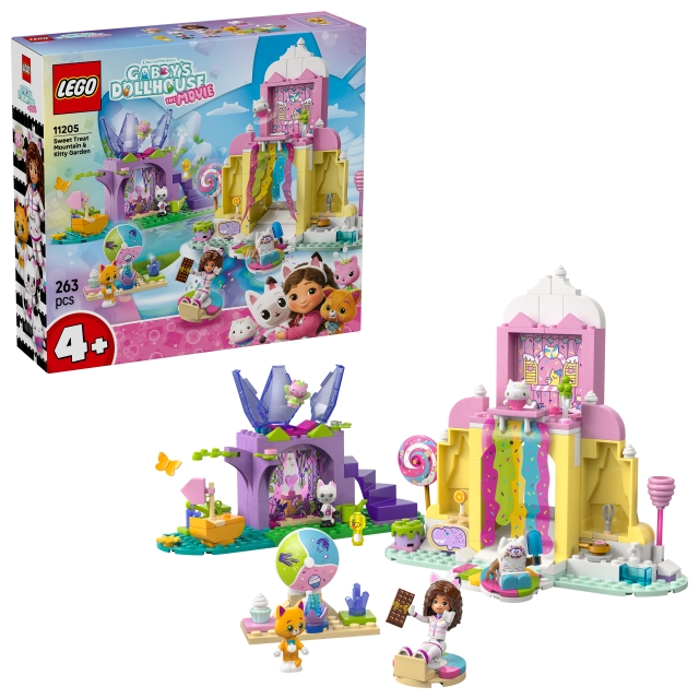 LEGO Gabbys dockhus - Sweet Treat Mountain & Kitty Garden (11205)
