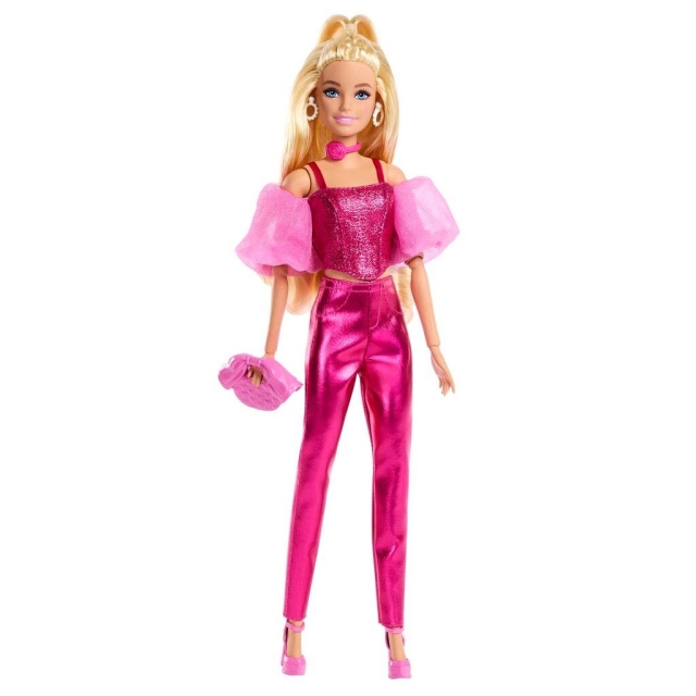 Barbie Rosa blond docka med korsett i deluxe-stil (JFP40)