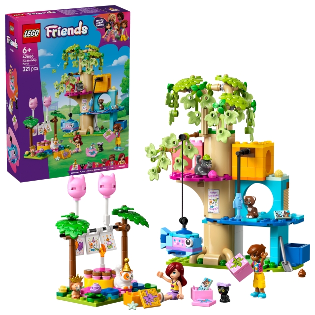 LEGO LEGO Friends - Cat Birthday Party & Tree House (42666)