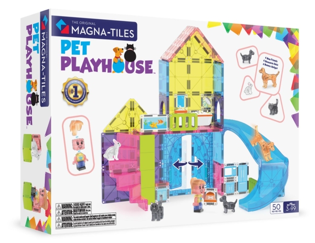 Magna Tiles Magna-Tiles - Lekstuga för husdjur 50 st (90354F)