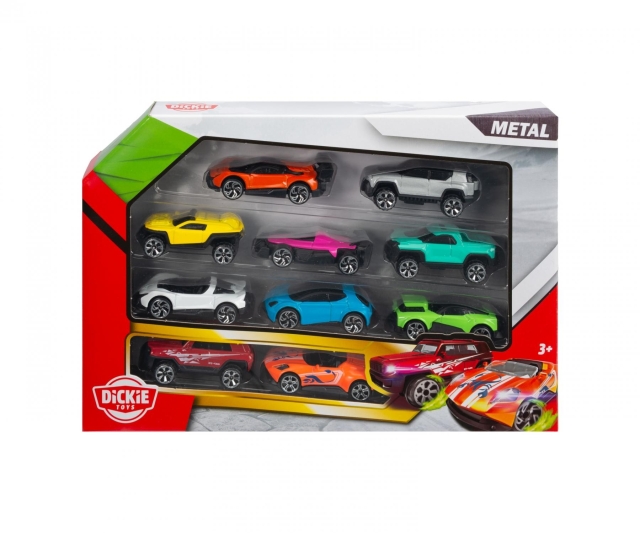 Dickie Toys Die-cast-fordon 10-pack (203332000)