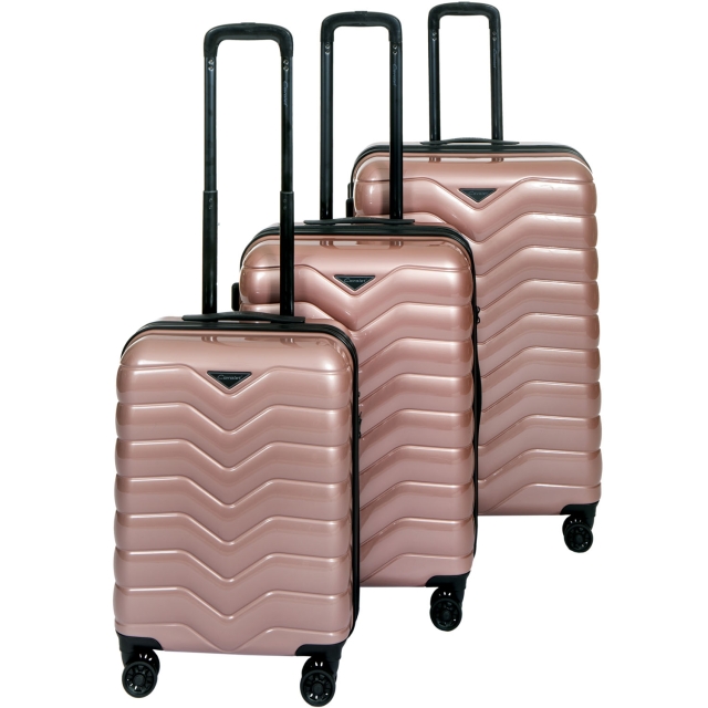 Cavalet Resväskor 3-Pack Smygehuk Rosa