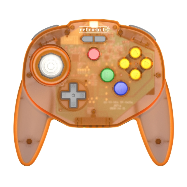 Retro-Bit Tribute 64 2.4G Orange Hawk Ltd Ed