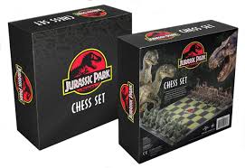 Noble Collection Jurassic park chess set