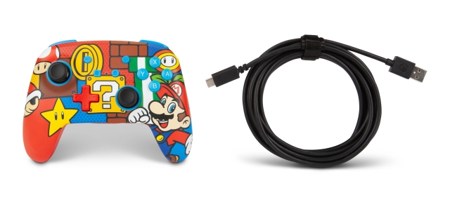 PowerA Förbättrad trådlös handkontroll - Mario Pop / Nintendo Switch