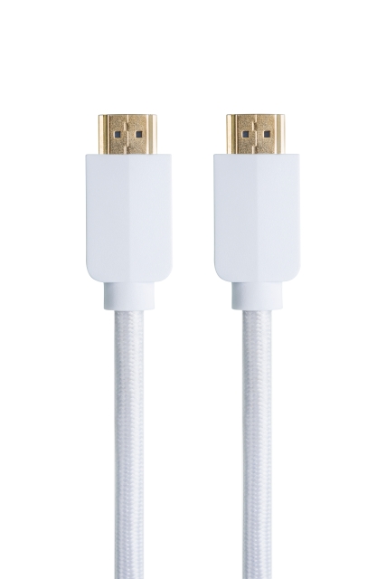 NACON HDMI-kabel 2.1 flätad, 8K - 3 m, vit