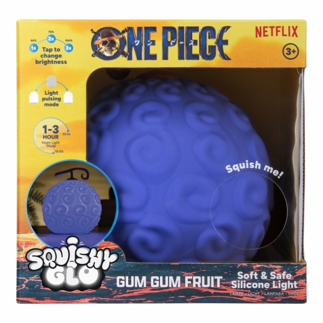Paladone ONE PIECE - GumGum Fruit SquishyGlo Silicone Light Rechargeabl