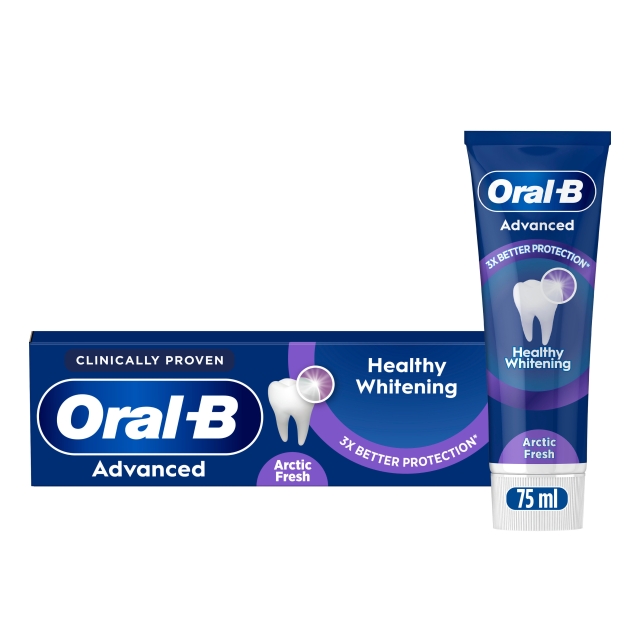 Oral B Advanced Healthy Whitening Arctic Fresh Tandkräm - 75 ml