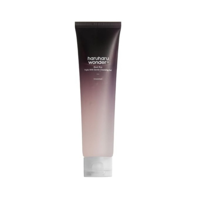 Haruharu Wonder Black Rice Triple AHA Gentle Cleansing Gel - Svart - 100 ml