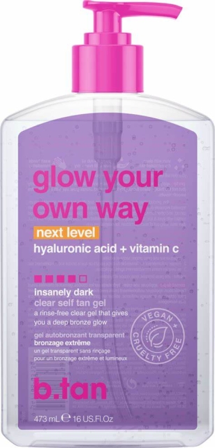 b.tan Glow Your Own Way NEXT LEVEL Tan Gel 473 ml
