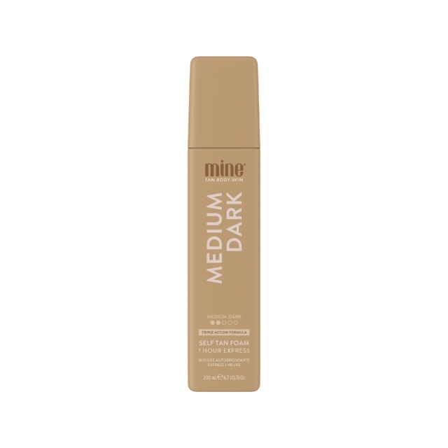 minetan Tan Foam 200 ml - Medium Mörk