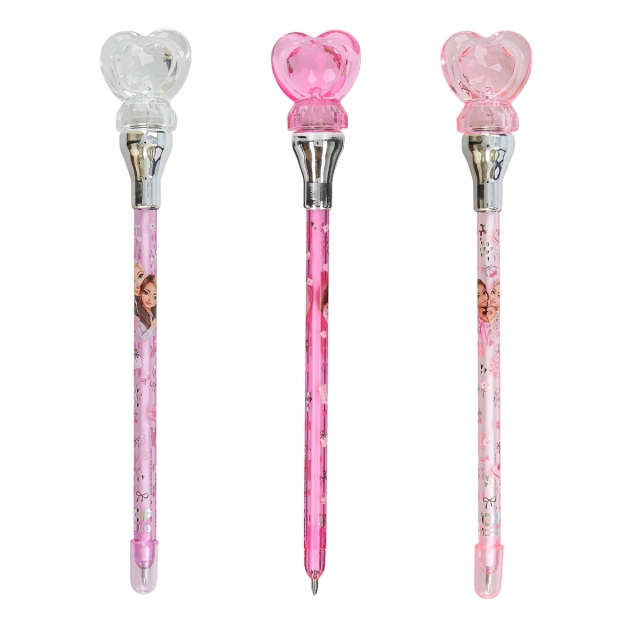 TOPModel Kulspetspenna med hjärtljus MY BFF - Rosé, Rosa, Vit (413388)