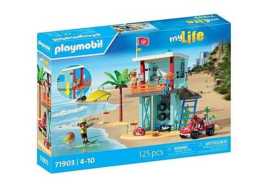 Playmobil My Life: Lifeguard Tower with Beach Buggy (71903)