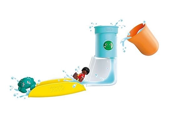 Playmobil Junior Aqua: Pour and Play Water Tank with Slide (71775)